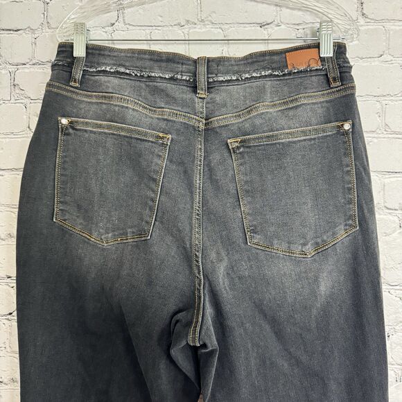 Judy Blue Womens Ashland High Rise Slim Bootcut Denim Jeans Black Wash Size 16W - Picture 10 of 15